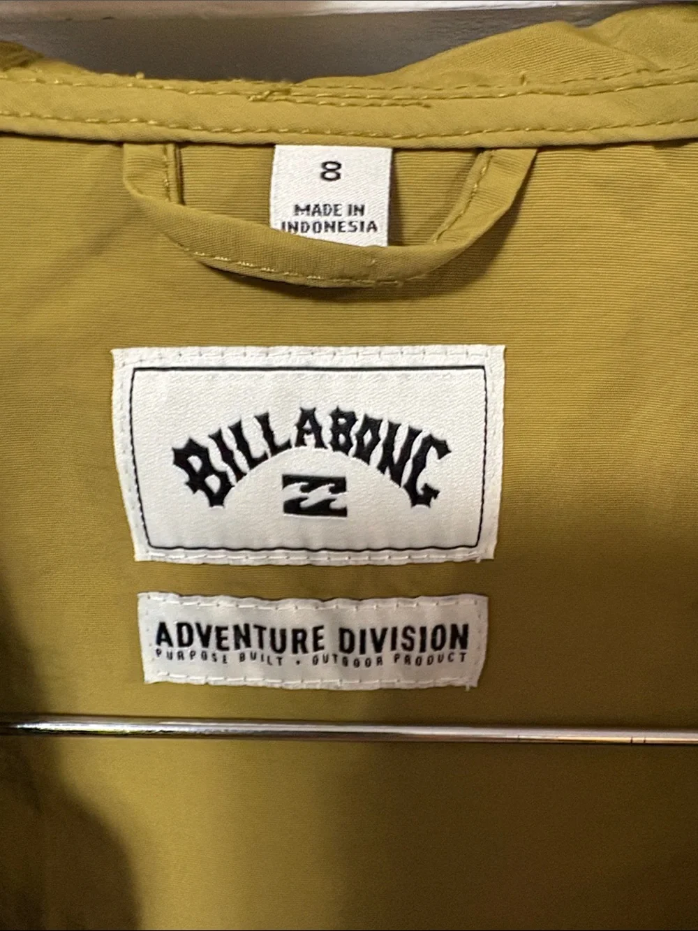 Billabong Olive Green Hooded Pullover